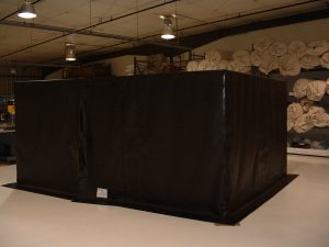 Manufacturing Inspection Tent/Custom Dark Room to Inspect Turbine Blades