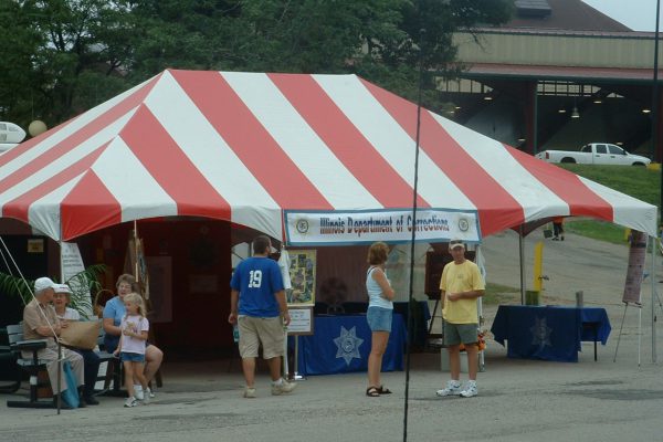 Red and White Tent, State Fair, Rental