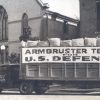 World War II era photo showing Armbruster Tents shipping out to the QM Depots