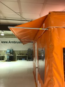 ASPCA Field Operation Tent, Awning Detail